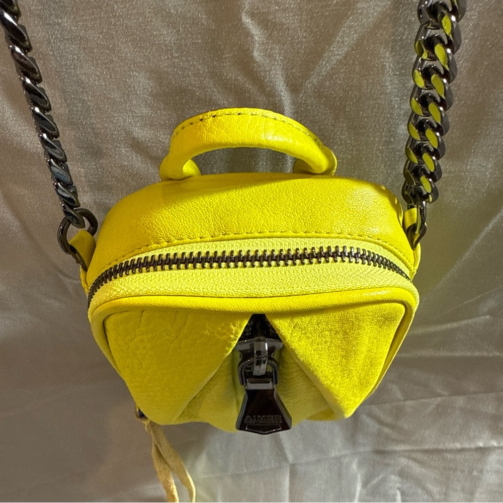 Aimee Kestenberg Leather Crossbody Handbag with RFID Security – Tamitha Yellow - Picture 4 of 16